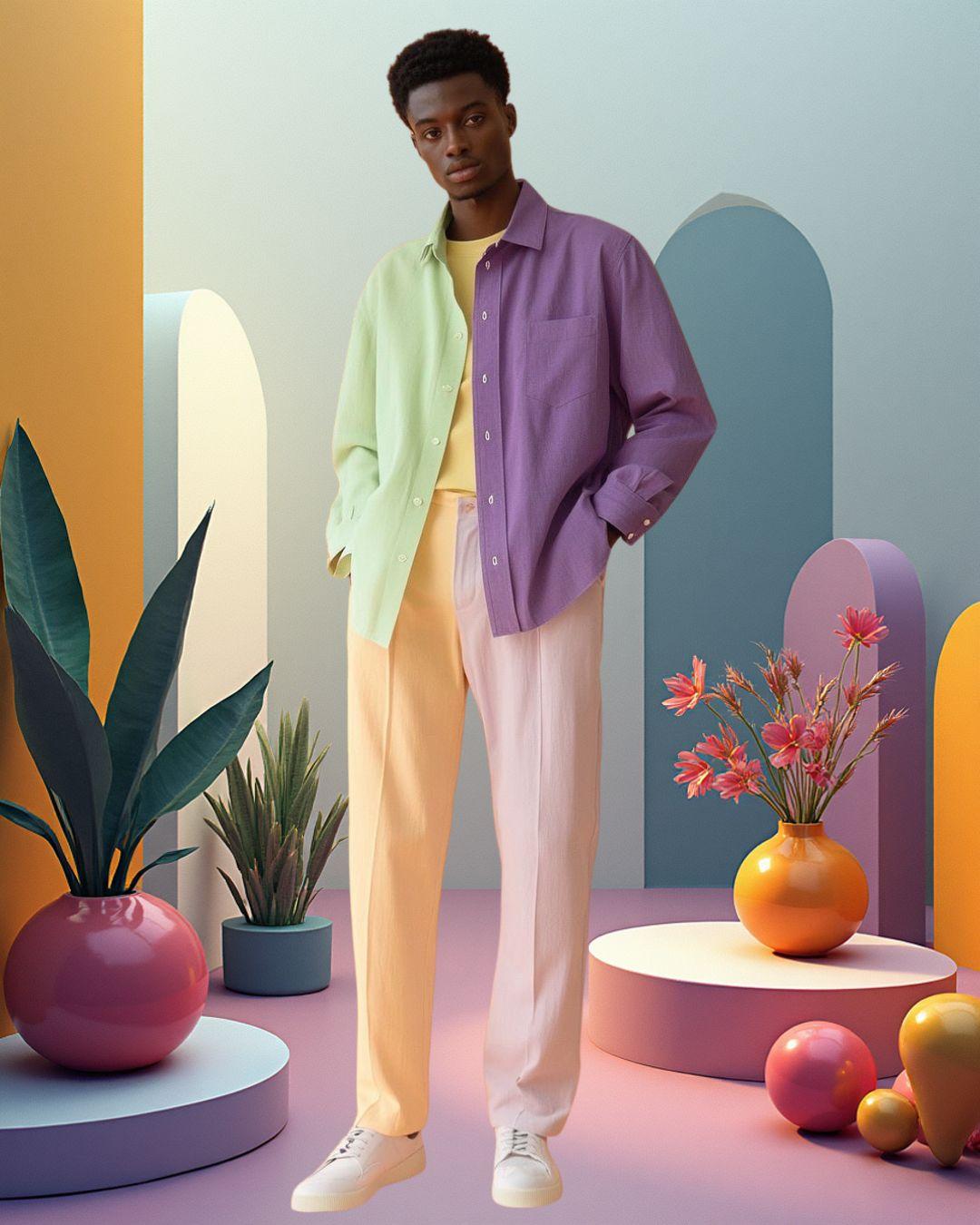 Vibrant and stylish outfit inspiration