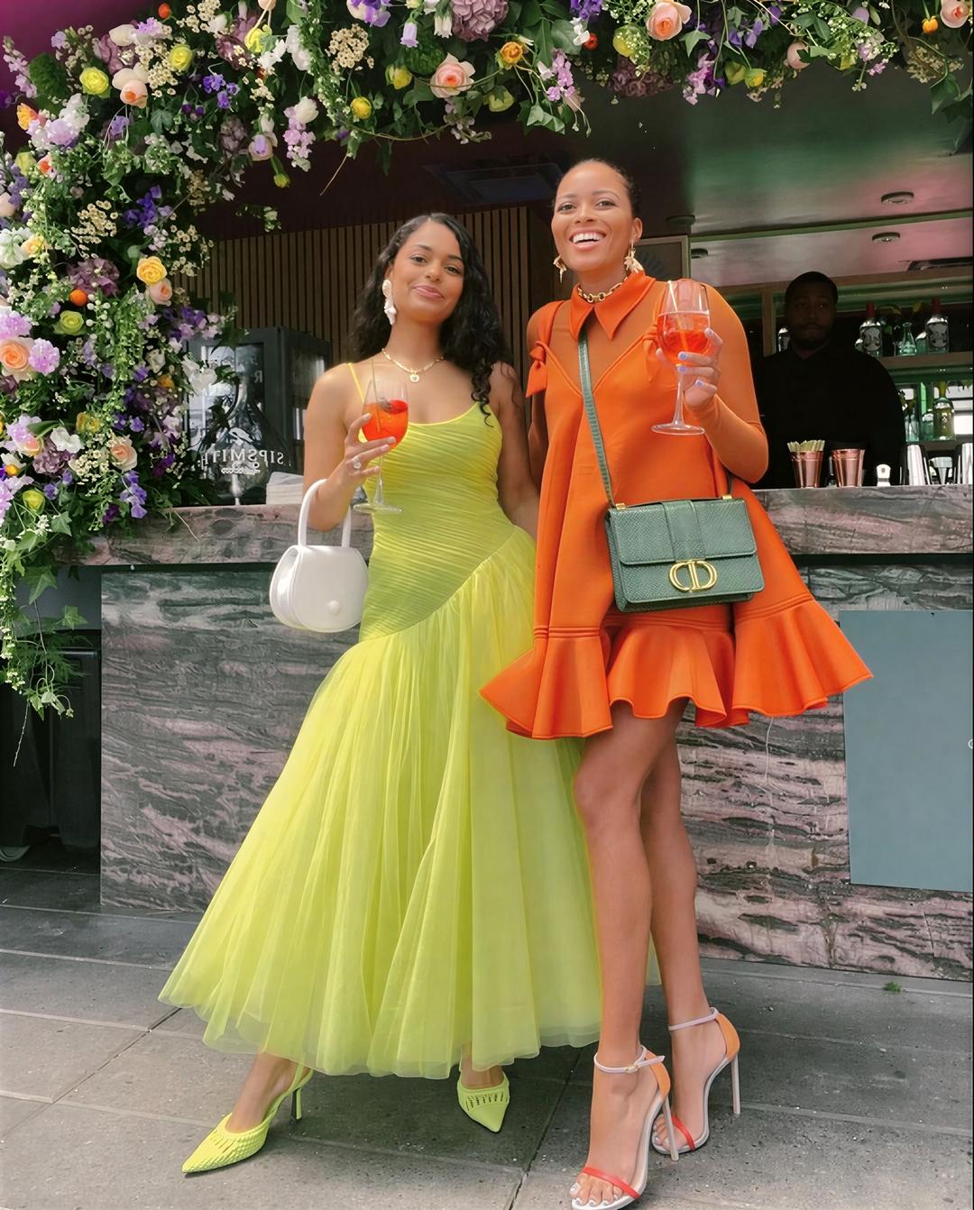 High-fashion runway look